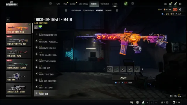 ✅RANKED READY 395 LVL🔥M416 TRICK-OR-THREAT🔥NOT A CHICKEN HOODIE🔥32+ ОРУЖИЙ💥ОДЕЖДА💥443,409 BP, Есть BATTLEGROUNDS Plus