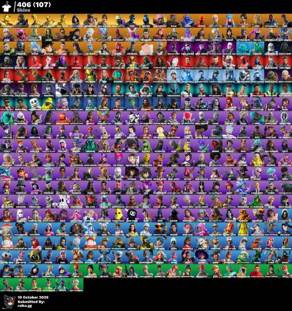 stacked acc, Продажа, скины 400