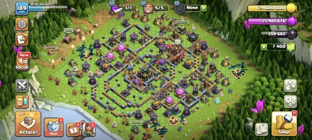 C53💎 SUPER CHEAP 💎 8 EPIC EQUIPMENT 💎 TH 17 ALMOST MAX 👑 1100 CWL MEDALS🔥 HEROES 62-66-46-36-29🔥, 17 TH Родной Деревни, 10 TH Строителя