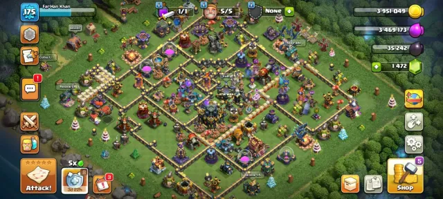 TH17 WAR & CWL ACC 🏆 2801 STAR 🏆 2526 MEDAL 🏆 1572 CWL MEDAL 🏆 11X EQUIPMENT 🏆 HEROE 43-58-38-35-19, 17 TH Родной Деревни