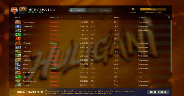 main pool, there are a few non-tradable skins, selling, gave up on Dota., Sale, 5789 MMR, 6056 account integrity, 5927 politeness, 1840 matches, 2910 hours