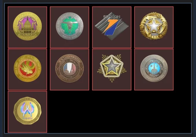 Cs 2 Prime VAC live less than 180 days 9 medals, Sale, With inventory, Has PRIME, Competitive