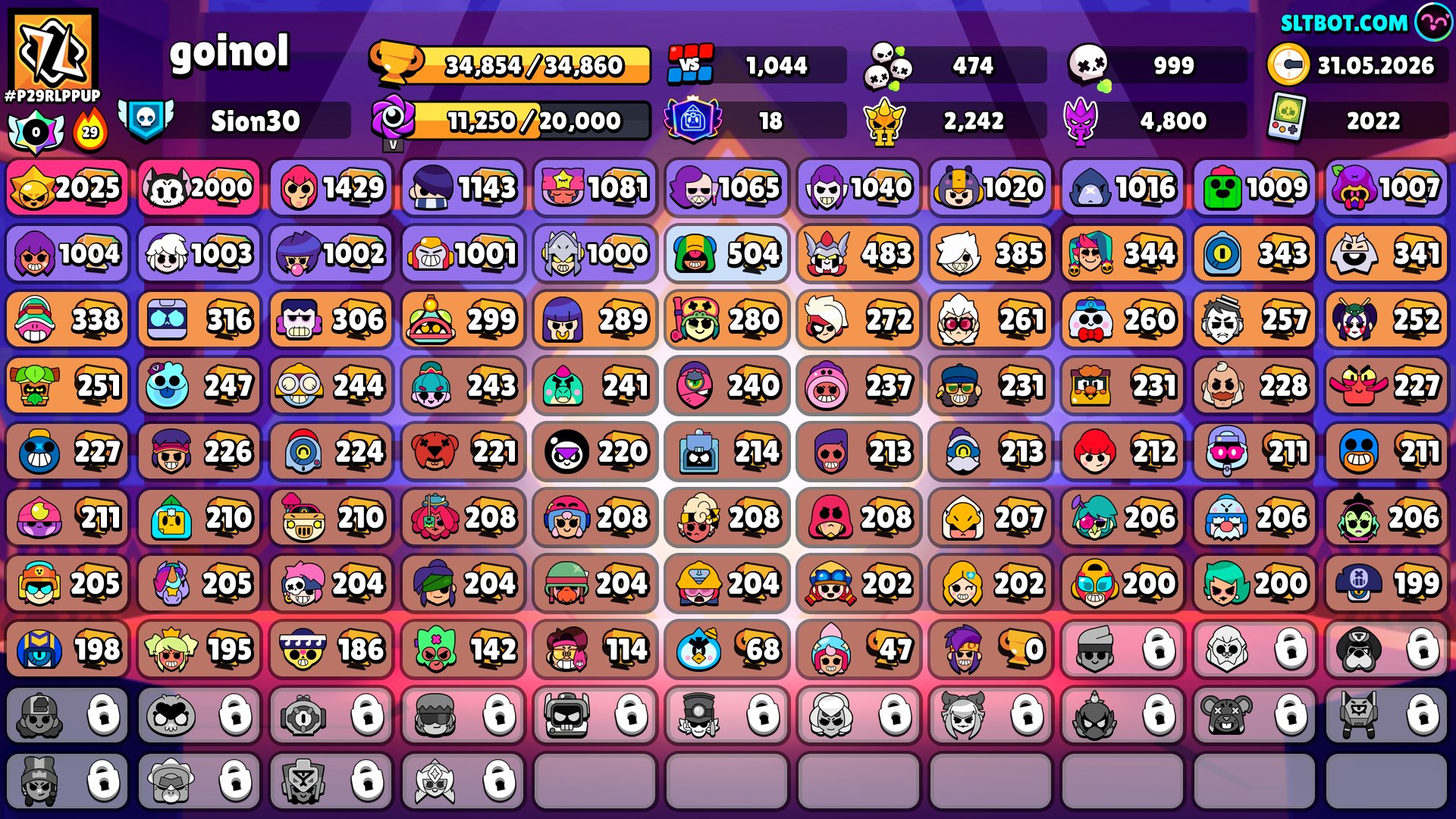 Hfkgkfggfoyfoyfoxgogudgudidg8g8xgx8fudf7, trophies 35000, brawlers 89, primes 18