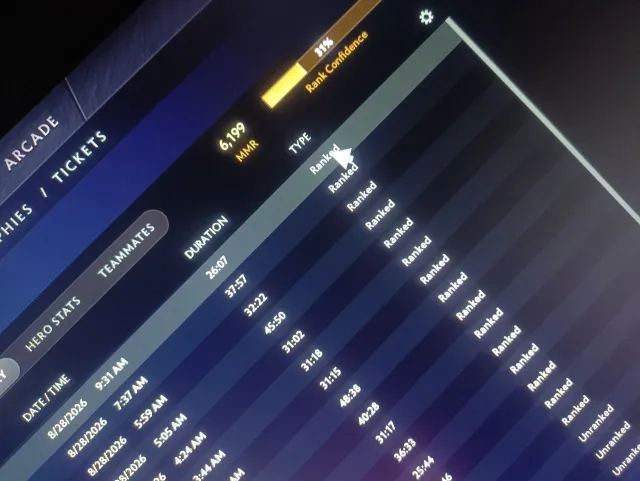 MMR: 6199 / 35$, Sprzedaż, 6199 MMR, 9700 porządku, 9700 uprzejmości, 180 meczów, 200 godzin