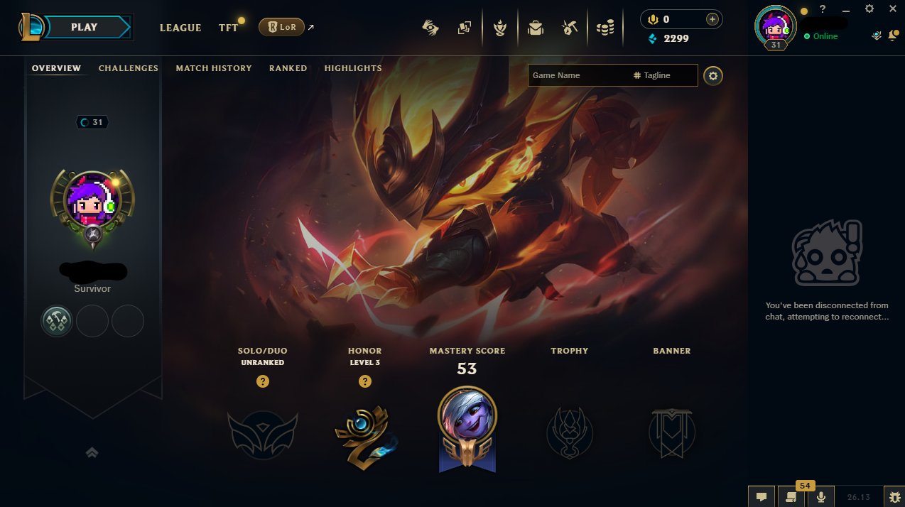 ⭐💛🟨 31 LEVEL 🟨 GREAT ACCOUNT 🟨 AUTOMATIC DELIVERY 🟨 RANKED 🟨 NO BANS 🟨💛⭐, Sale, level 31, champions 31, skins 3, Unranked
