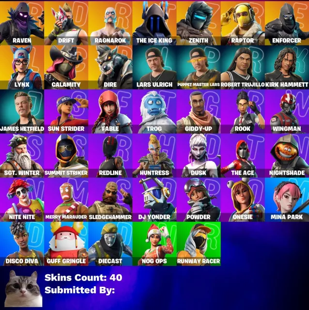 ✅ [MAIL CHANGE] 41 skins🌺Get Griddy🌺Take The Elf🌺Xander🌺Renegade Agent🌺Maya🌺Fury of the Destiny, Sale, skins 41