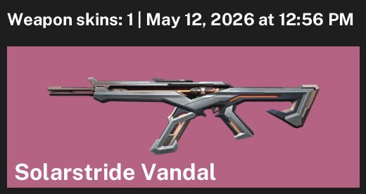 Vandal solar gallop, Sale, Ranked locked, Agents: 7, Skins: 1