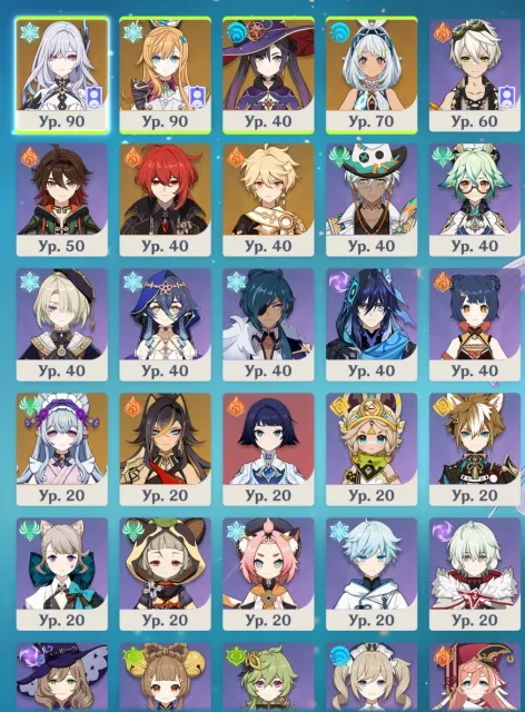 AUTO-ISSUE【Skirk+Signa, Escoffier C3 + Kestrel, Muahani + 4 standard legendaries + tons of content】, Any platform, Email linked, Iter, Levelled up, AR 55