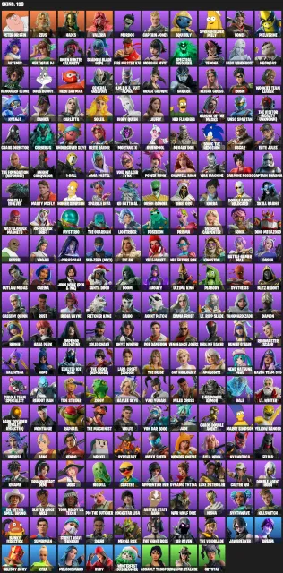⚡👑 198 SKINS | HOMER SIMPSON🏆 + BUGS BUNNY🏆 + PETER GRIFFIN 🏆+ JOHN WICK 🏆+ LARA CROFT 🎮 |💥🎯, Продажа, скины 198
