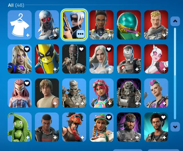 46 skins best skins good emotes, Sale, skins 46