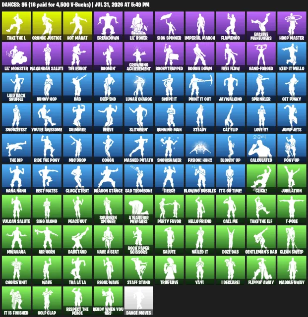 Marshmello ✅ John Wick ✅ Reaper ✅ Take the L ✅ Star Wand ✅ Crowbar ✅ | 117 Skins |, Sale, skins 117