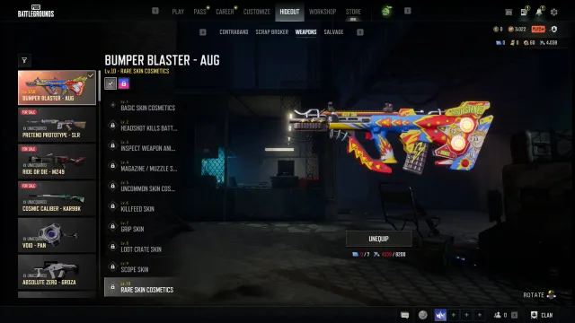 ✅RANKED READY 197 LVL🔥AUG BUMPER BLASTER🔥PLAYERUKNOWN'S SET🔥30+ ОРУЖИЙ💥ОДЕЖДА💥BLUE SMOKE, Есть BATTLEGROUNDS Plus
