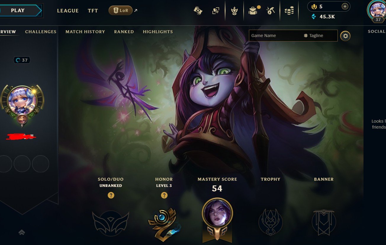 🔑JP🔑Ranked Ready🔑Handleveled🔑S16 Unranked🔑26 Champs🔑4 Skins🔑40K+ BE, Sale, level 37, champions 26, skins 4, Unranked