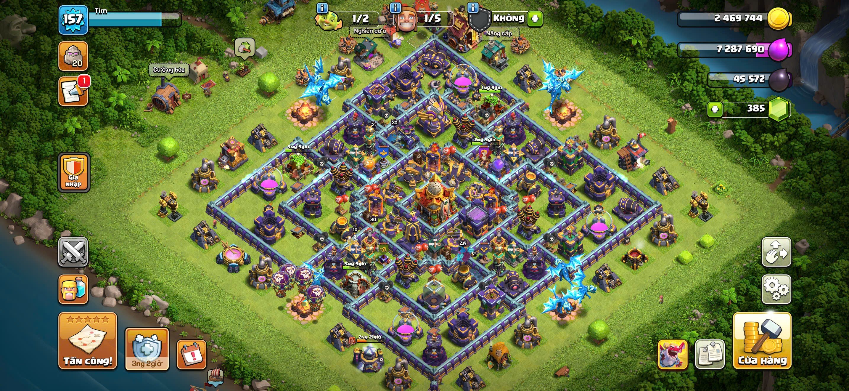 Th16➤Very Close Max➤Hero:73_80_50_53_30_5➤Almost Max All Def army➤Full acces➤Instant Delivery➤, 16 TH