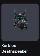 ⭐Personal account with native mail ⭐CARBLOX ⭐(korblox) ⭐TOTAL of 50K ⭐read description⭐, Sale, Voice chat: Yes