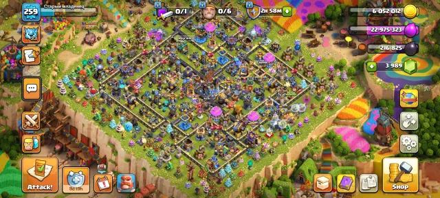 18 th, 4k gems, 60 skins, including the skin for upgrading heroes, 18 TH Home Village, 10 TH Builder