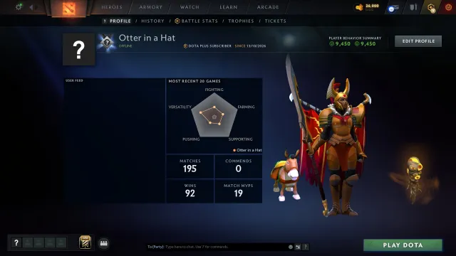 ♡ 3386 MMR · EIGENE EMAIL · 100% GARANTIE · AUTOMATISCHE ÜBERGABE♡, Verkauf, 3386 MMR, 9450 Anstand, 9450 Höflichkeit, 174 Spiele, 221 Stunden