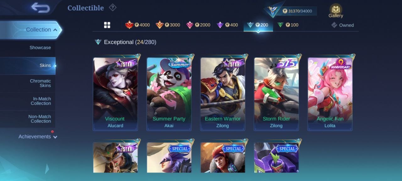 🔥KOF Karina collector Natalia EPIC Irthil Kagura Nana Harley Freya emblem Max🔥, Sale, Rank: Mythic, Level: 48, Winrate: 51%, Heroes: 112, Skins: 160
