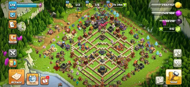 Top account with top gear and upgrades, 17 TH Home Village, 10 TH Builder