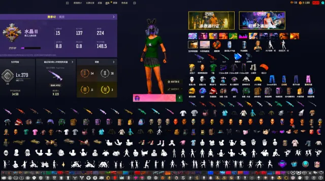 PUBG ACCOUNT PGI TITTLE WRAPS AUG NEON LVL 6 XMAS MINI14 LVL 1, Есть BATTLEGROUNDS Plus