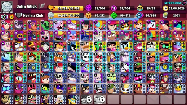 🏆36000🗡️104 БОЙЦОВ 9 СТАРЫХ 30 РАНГОВ (САМЫЕ ПЕРВЫЕ РАНГИ)🌸33 - 11х СИЛ💤ЧЕК ОПИСАНИЕ, 36000 кубков, 104 бравлеров, 10 праймов