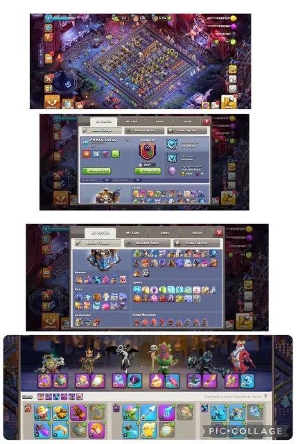 TH18➤close max➤9x epic max➤good equipment➤4x hero full max➤good profile, 18 TH Родной Деревни