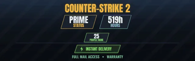 1 game | CS2 Prime👑519h, Sale, With inventory, Has PRIME