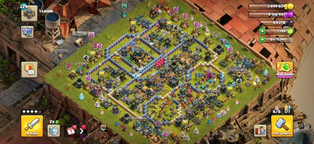 【17 TH】 🔵229 LVL 🌸IMBA LEVELING AND DESIGN🌸【💎1199 GEMS💎】[86|90|66|71|46|12]💎 6 BUILDERS💎✅, 17 TH Home Village, 10 TH Builder