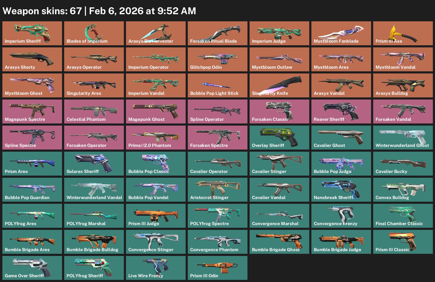 8 KNIVES! LOTS OF SKINS!, Sale, Bronze 3, Agents: 23, Skins: 67