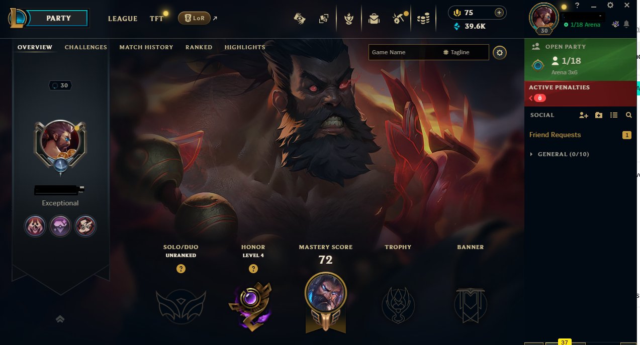 NA 🔥 HANDMADE RANKED READY SMURF 💎 50-80K BE IN LOOT👑Spirit Guard Udyr Sivir Ann, Sale, level 30, champions 25, skins 12, Unranked
