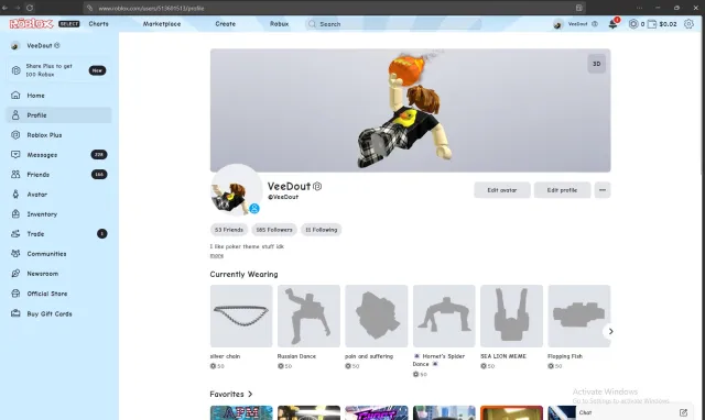 Headless | Dominus Platinum | 350k+ total | R$ 7446 | Roblox Plus 500, Продажа, Voice chat: Есть