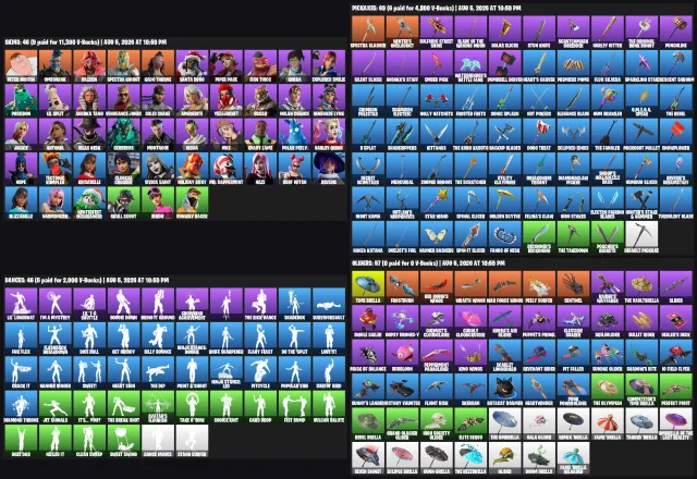 🔥 46 SKINS + 150 V-BUCKS ⚡ SOLID SNAKE • PETER GRIFFIN • AHSOKA TANO ✅ AUTO DELIVERY, Sale, skins 46