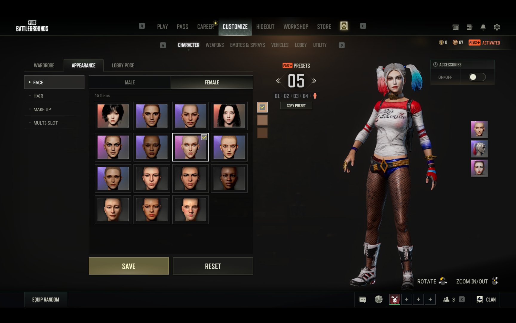 🔥10x [PROGRESSIVE]🔥 BERYL GEAR HEAD🔥 AUG BUMPER BLUSTER🔥 AUG NEON DREAM(CHROMO) 🔥M416 NO SIGNAL🔥, Yes BATTLEGROUNDS Plus