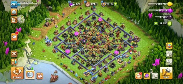 🌑TH 17 MAX 🌑 || 88-95-42-66-37-4 || 6️⃣ builders ||🚨 BEST EQUIPMENTS (4️⃣MAX)🚨| 10500 💎 available ✔️, 17 TH Родной Деревни
