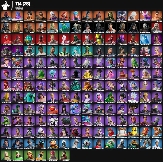 174 SKINS / THE FOUNDATION / SPIRE ASSASSIN / OMEGAROK / RAZ // PLAY ON ALL PLATFORMS 🪐⚡, Sale, skins 174