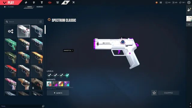 personal account, full access, Immortal 1 now, 3 Radiant badges from past acts, 150 skins, Sale, Immortal 1, Agents: 29, Skins: 150