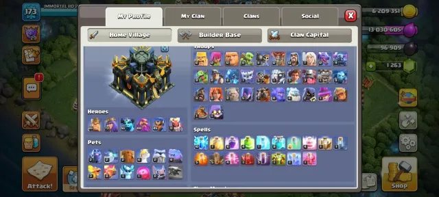 🎀🥶TH17SEMI MAC🎀🥶 GOOD EPIC EQUIPMENT 🎀🥶 MAX DEFENCE 🎀🥶 LOW ORICE 🎀🥶, 17 TH Родной Деревни, 10 TH Строителя