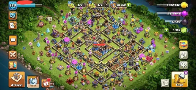 🔥 TH 16 | 228 LVL | 4 LEGENDARY SKINS | Top Hero Gear | Builder's Apprentice 8 LVL | Full access, 16 TH Native Village