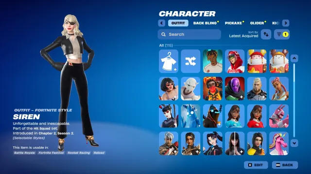I’m selling a Fortnite account with a mail change., Sale, skins 115
