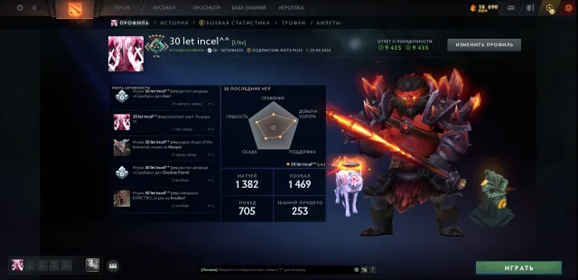 🈹 RYCZARZ 5 🈹 4 ARKANY + Tyrian Silent Wake na Drowkę + Krajobraz📌GWARANCJA 100% 🈹 MAINPOOL 🈹, Sprzedaż, 2236 MMR, 9435 uczciwości, 9435 grzeczności, 1382 mecze, 1231 godzin