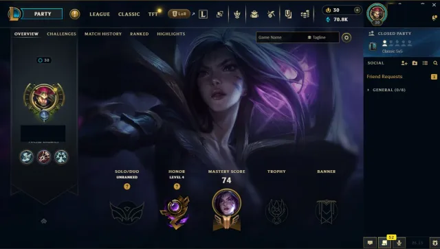 EUW 🔥 HANDMADE 28WIN💎100K BE IN LOOT 2800MMR SMURF 🚀, Sale, level 30, champions 20, skins 50, Unranked