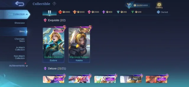 Luckybox eudora💥collector natalia💥epic vexana💥moskov💥gara vale💥TLph Recall💥emblem, Продажа, Ранг: Эпик, Уровень: 39, Процент побед: 53%, Герои: 98, Облики: 157