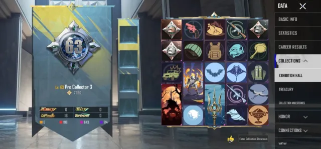 63 Collection level with Glacier (level 5) Old account Inferno Helmet, Продажа, 83 уровень, Ранг: Ас, 100+ мифик скинов, 10+ прокачиваемых оружий, 5+ килл чатов, Нет спорт каров