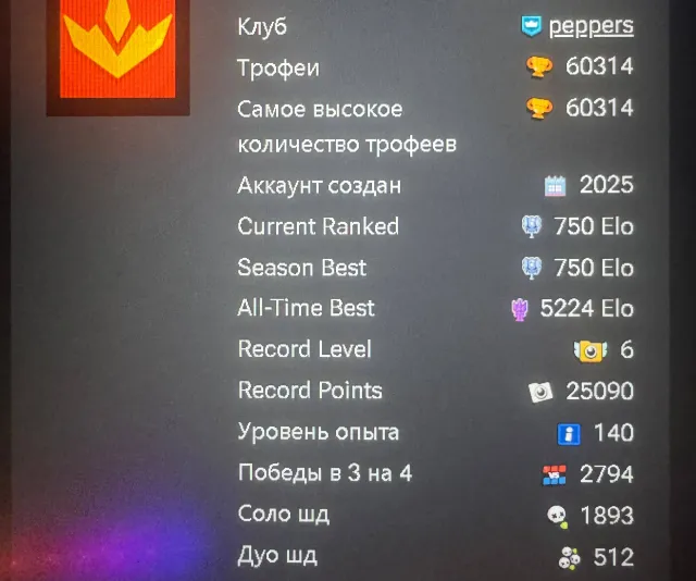 ACCOUNT SALE 2025 33 primes 60k trophies price is negotiable message me for additional photos, 60 trophies, 106 brawlers, 33 primes
