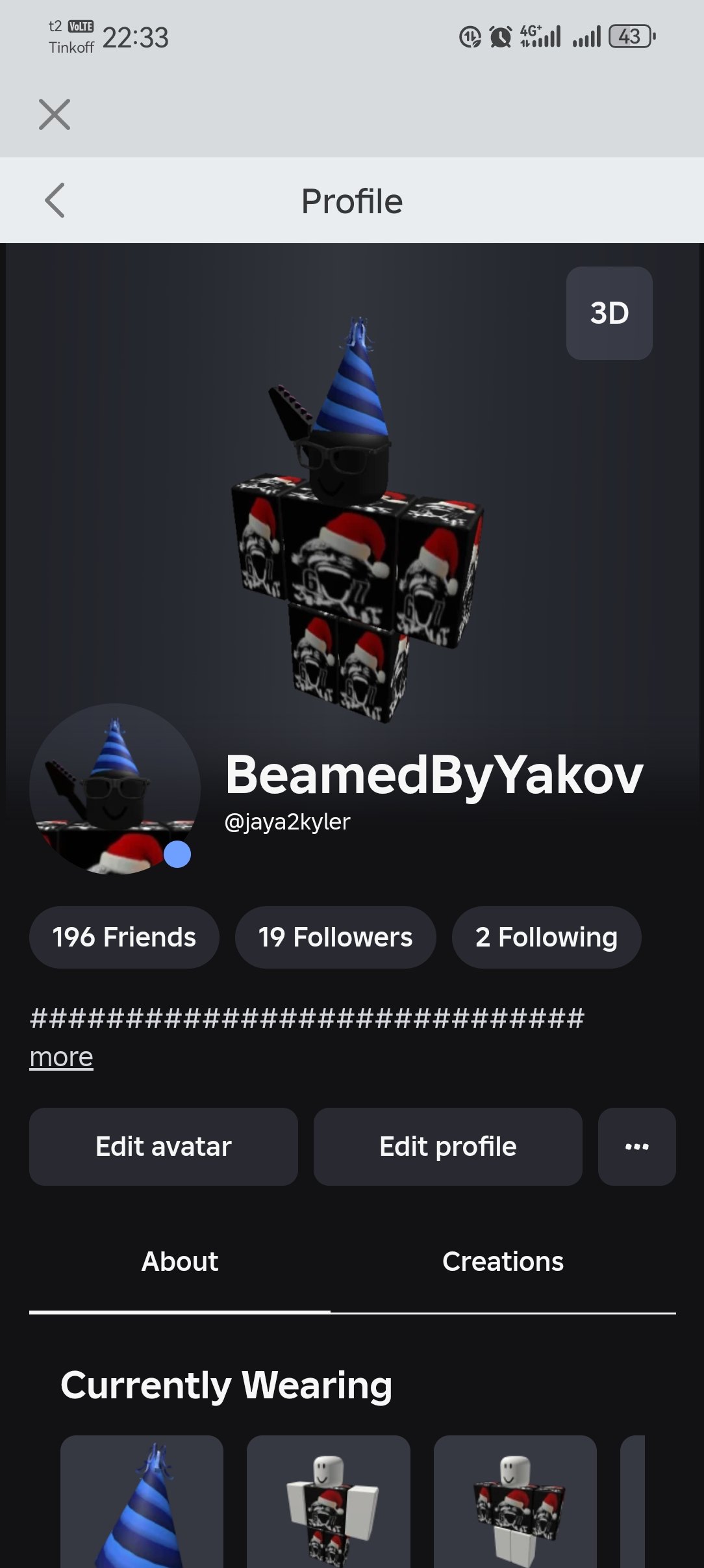 🔵 4000+ donation Roblox account 🔵 Good for a start ⭐ REVIEW BONUS ⭐, Sale, Voice chat: No