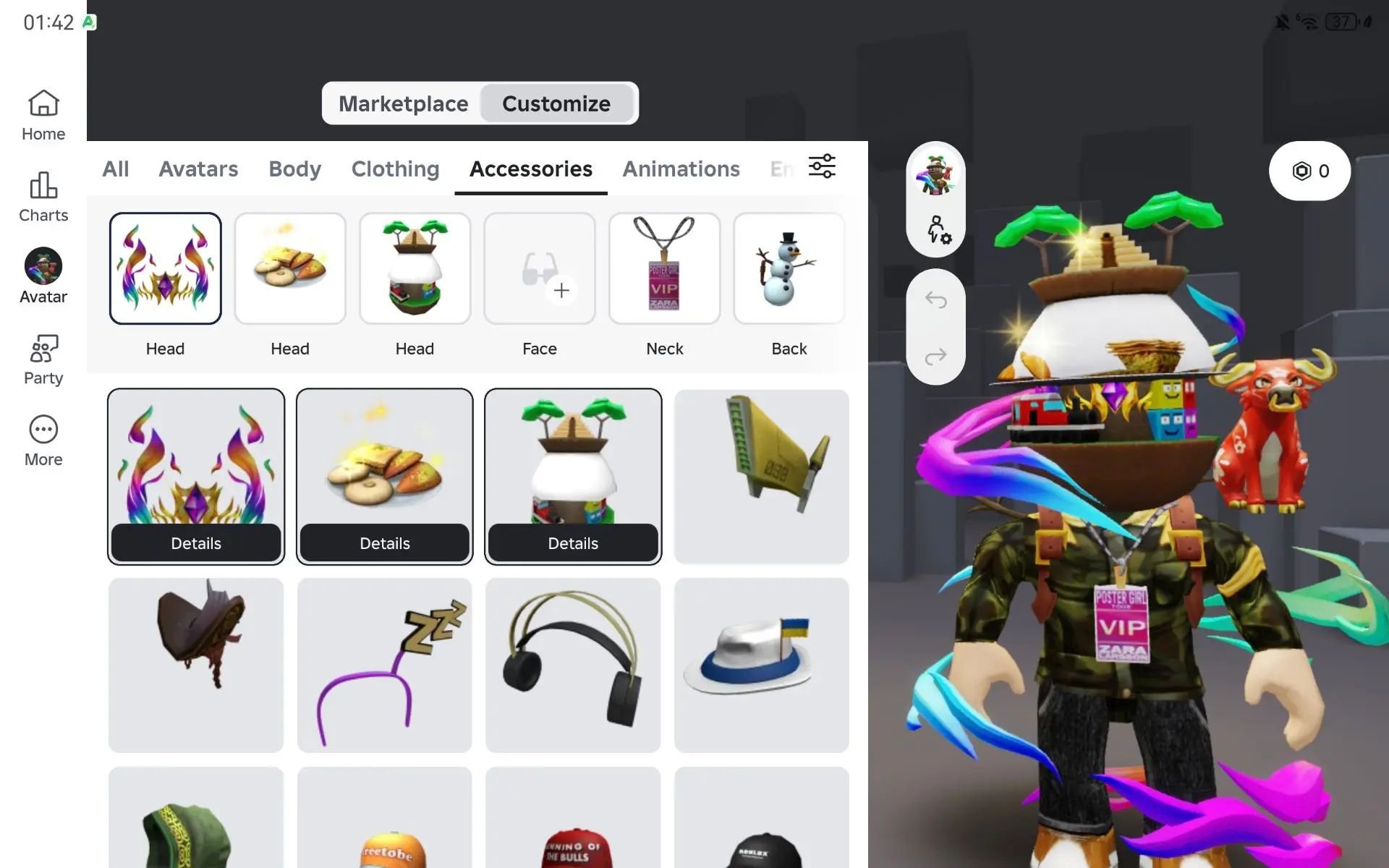 Selling 2019 account in Roblox, Sale, Voice chat: No