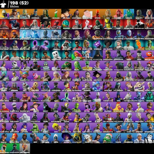 🔥[PC/XBOX/PSN]| 198 Skins | Aerial Assault Trooper, Master Chief, Subzero Cryptic|Fortnite Accoun🔥, Продажа, скины 198