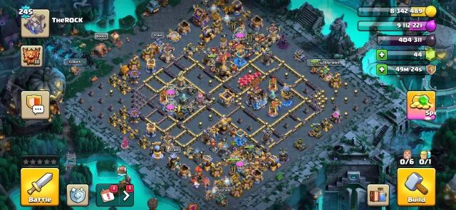 Top account with many skins and 3 designs and top upgrades, 18 TH Home Village, 10 TH Builder Base