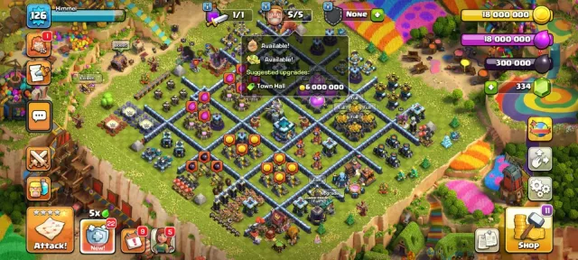 🏆 TH13 WORLD RAREST ACCOUNT 🏆 11X EQUIPMENT (8X MAX LEVEL 18) 🏆 1557MEDALS 🏆 HEROES 75-75-50-50-25 🏆, 13 TH Родной Деревни