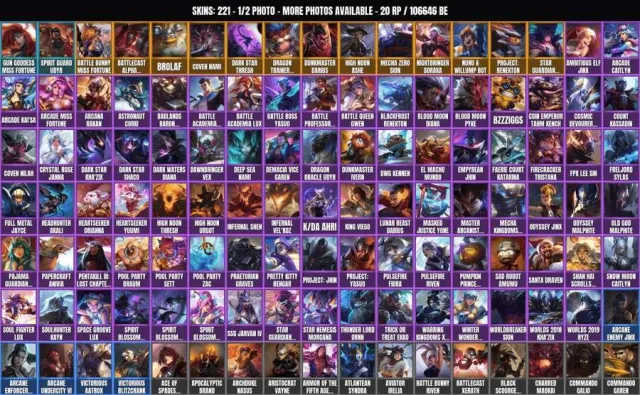 GOLD II 🎯 221 skins 👑 172 champions 👑 106.6K BE👑Cowboy Ashe👑Muay Thai Lee Sin👑Pool Party Lee, Sale, level 506, champions 172, skins 221, Gold